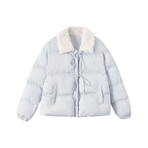 MISTVB Светло-синий женский пуховик