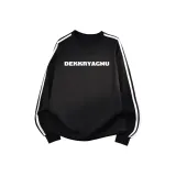 3-Stripes Black [Высококачественная версия, тяжелый, 100% хлопок]