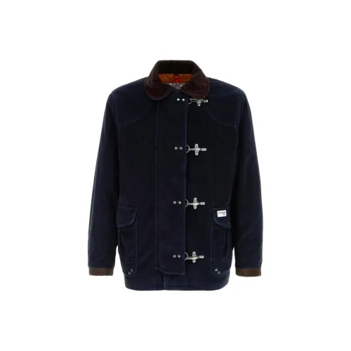 Fay Темно-синие мужские куртки