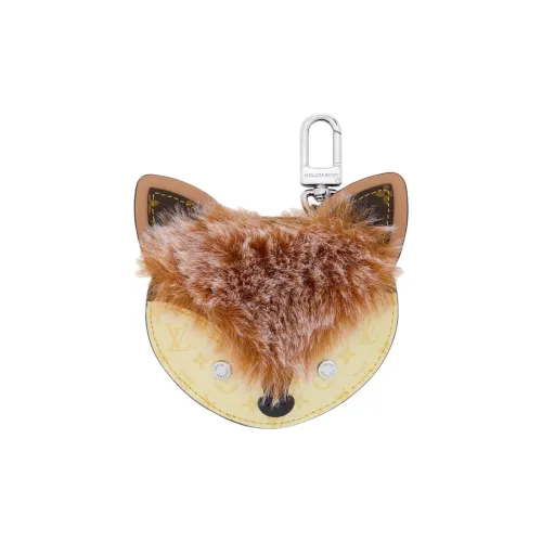 LOUIS VUITTON Бренд С принтом Дизайн Закладка для сумки Аксессуар Мужской Коричневый Желтый