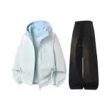 Пальто "Далекий Небесный" + Черные Штаны