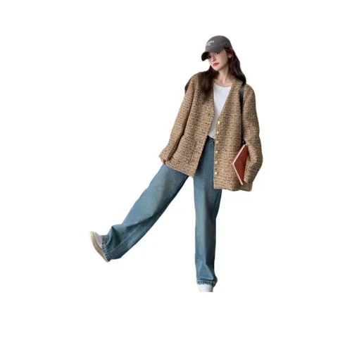 Vintage Cars Бархат Feel Пальто Женские