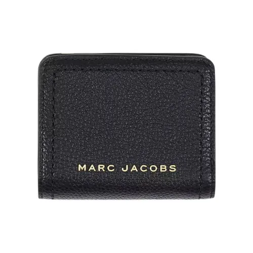 MARC JACOBS Логотип Бренд Этикетка Кошелек Мини Унисекс Черный