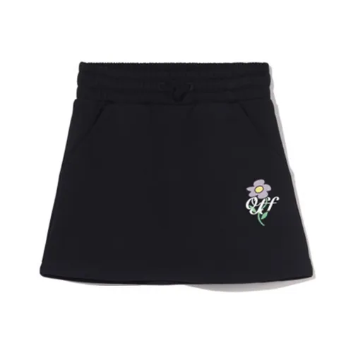Off Белый черный Kids Юбки