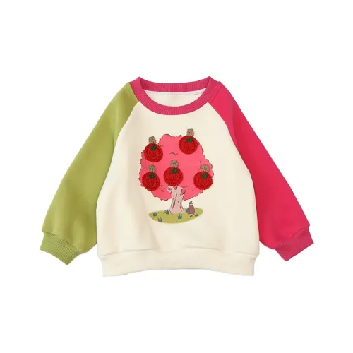 RHOBESAM Tongyiyan Apple Tree С флисовой подкладкой Худи Свитшоты Цвет на изображении Предшкольные Свитшоты