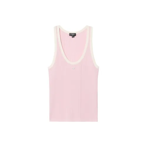 CHANEL Розовые Женские Майки