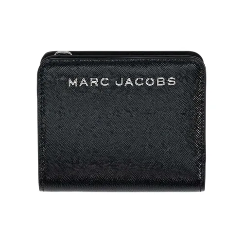 MARC JACOBS Логотип Этикетка Кошелек Мини Унисекс Черный