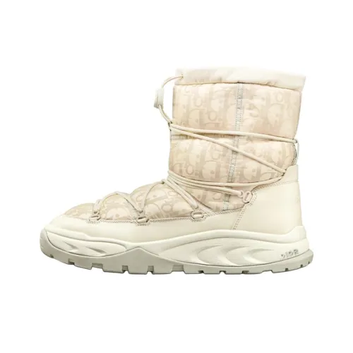 DIOR Снег Короткий Сноубутсы Мужской Серый Белый