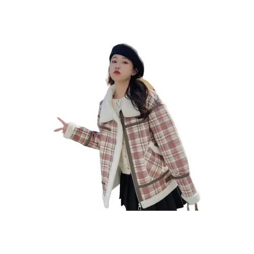 Vintage Cars Бархат Feel Пальто Женские