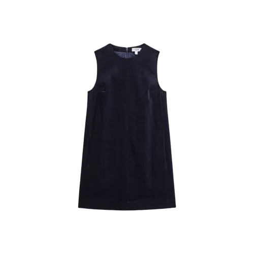 COS Темно-синий женский платье без рукавов