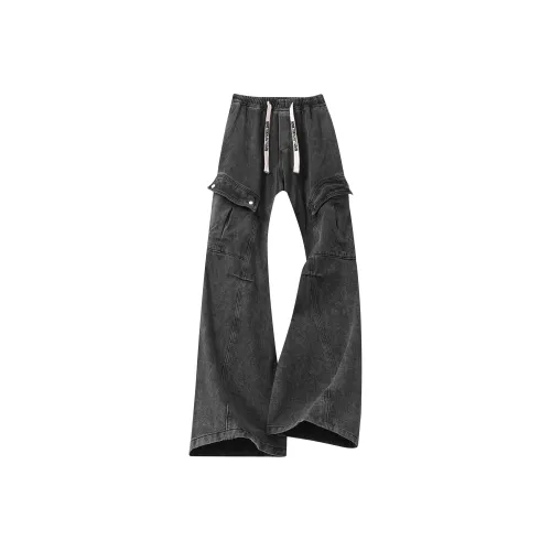 NINETEEN AUTUMN Черный Унисекс Джинсы