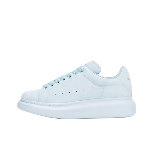 Alexander McQueen Oversized Sneaker Low Топ Стильные Скейтбординги Женские Светло-синий