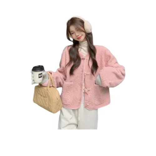 Mu Xiao Xin Вельвет Feel Пальто Женское