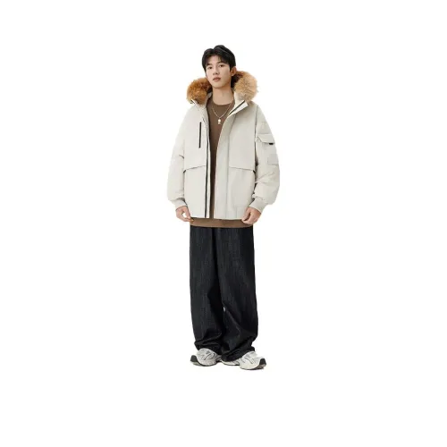 ICVBL Snow Mountain Белый Мужской Пуховик