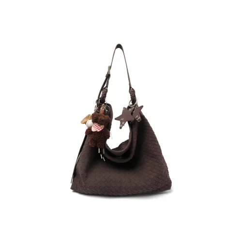 MZ HOUGE Замша Тоут Сумка Плечевая Сумка Женская Многоцветная