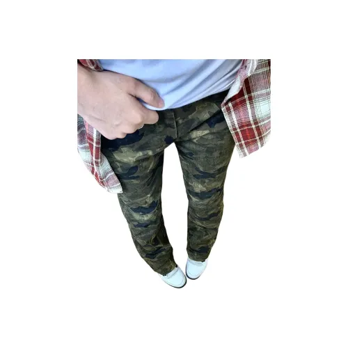 GMTK Камуфляж Полуэластичный Пояс Мужские Джинсы