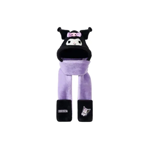 Sanrio Kuromi Polyester Hoods и Plush Hats Unisex