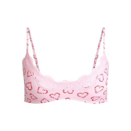 SKIMS Праздника Fw25 FITS EVERYBODY LACE Scoop Бюстгальтер Бюстгальтер Женский