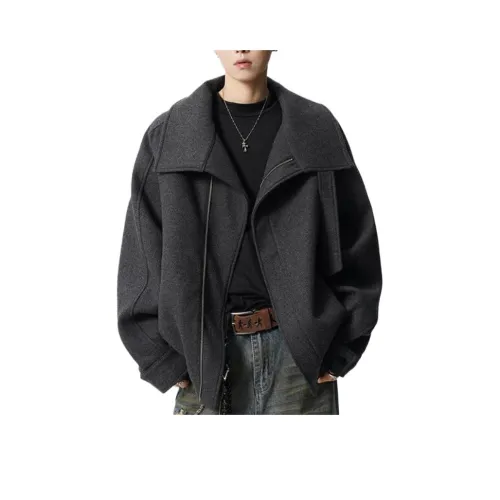 H.V.G.A Черный Серый Цвет Мужские Куртки