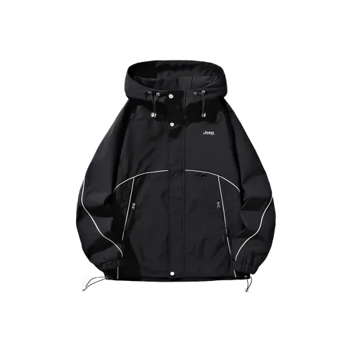 Jeep Horseback Черный воин Куртки и Пальто Унисекс