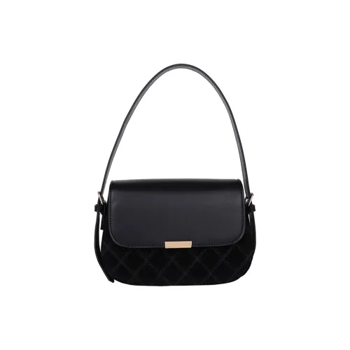 Kwq ПУ (полиуретан) Сумка через плечо Женская Черная Хаки Кофейно-коричневая