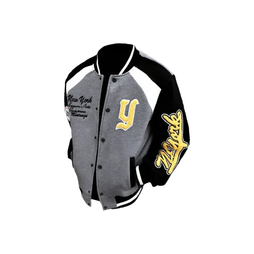 W9H2 Серый [Плотный байкерский стиль] Унисекс Бейсбольные Джерси