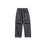 Речная Каменная Серый (Флисовая Подкладка Стиль 1 Брюки Двусторонний)