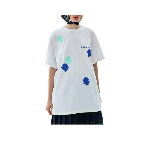 MARDI MERCREDI Fw25 Унисекс Футболка POCLANOS X MARDI_Белая Рубашка Унисекс
