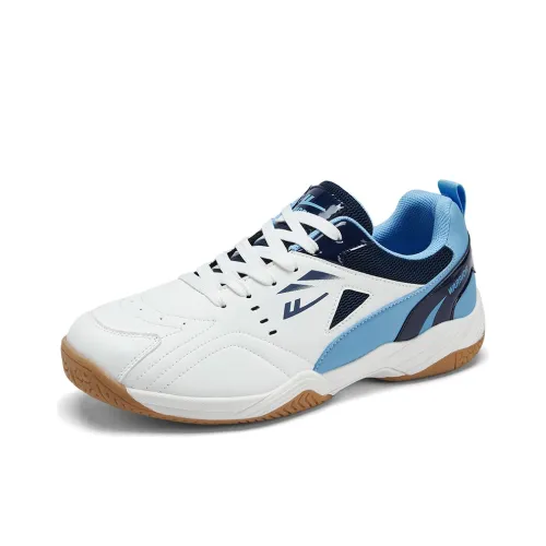 Warrior Бадминтонная обувь Низкий топ Белый Синий Мужская