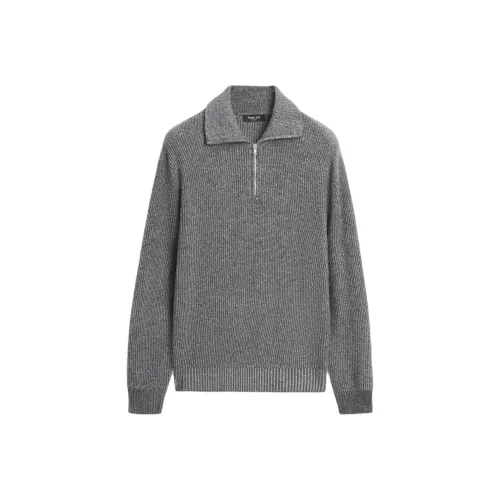 Massimo Dutti Серый Мужской Трикотаж