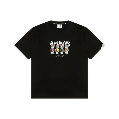 Aape Черный BKX Женские T-рубашки