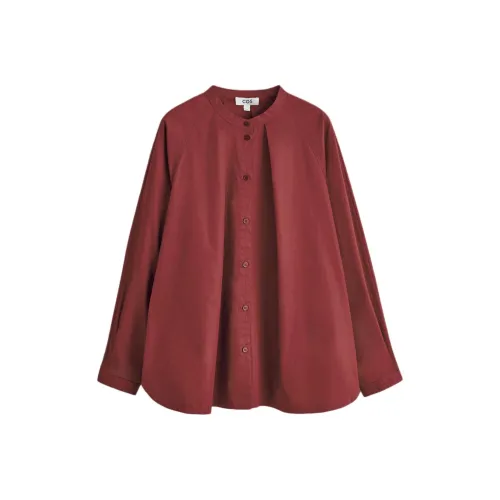 COS Red Women's Shirts COS Красные Женские Рубашки