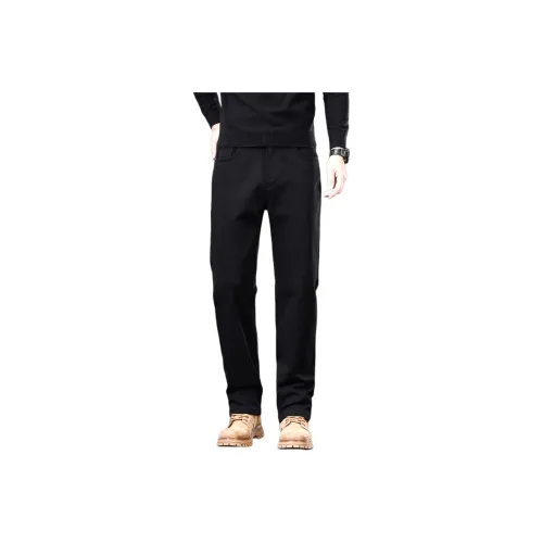 WUHA CREW Черные Унисекс Джинсы