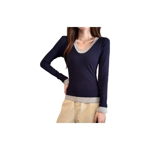 TELENT Темно-синие унисекс майки под одежду