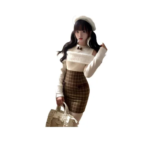 VENICEW Длинное платье с длинными рукавами женское