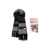 Черно-серый + 3D-эффект Розовая поздравительная открытка + конверт