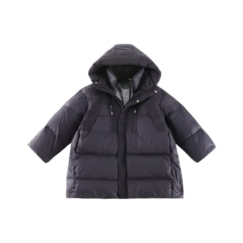 Puppytown Черный Пух Пуховые куртки для школьного возраста