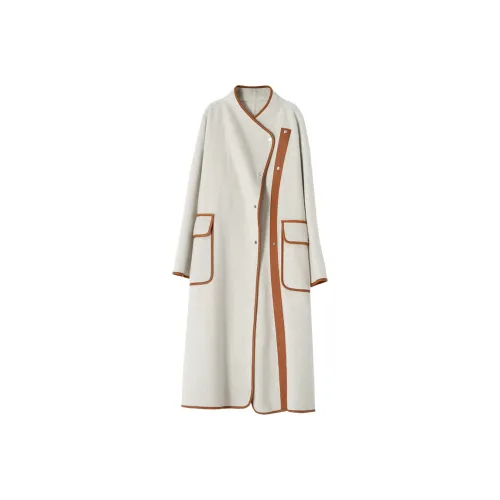 SOON FLOWER Экрю Женское пальто