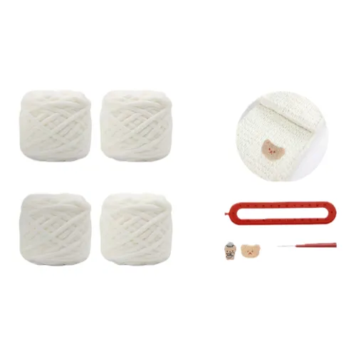 BUDUO Cute Bear DIY Тканый Вязаный Шарф DIY Игрушки