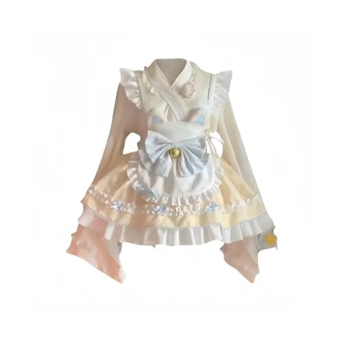 DTLUI Желтые Женские Платья Lolita