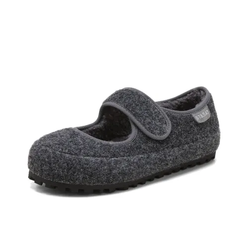 ST SAT Резина Ткань Birkenstock Стиль Обувь 2см Женская