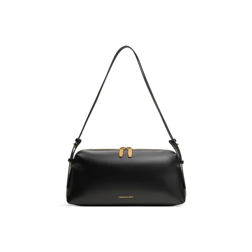 CHARLES KEITH ПУ (полиуретан) Одно плечо Сумка Средний Женский Черный
