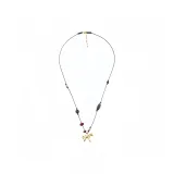 Золотое ожерелье с лошадью