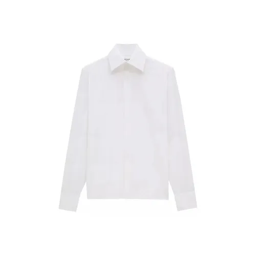 SAINT LAURENT Рубашка Мужская Белая