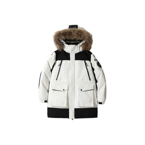 NINEDAO Белый Унисекс Пуховики