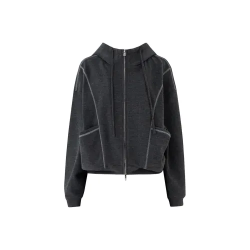 SOON FLOWER Темно-серый Женский Свитшот