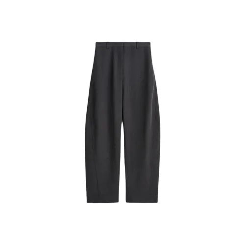 COS Charcoal Black Женские Повседневные Брюки