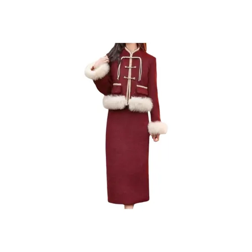 INCO VIBE Красный Clothing Sets Женские Комплекты с Юбкой