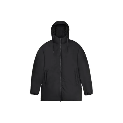 Rains Черный Мужской Пуховик