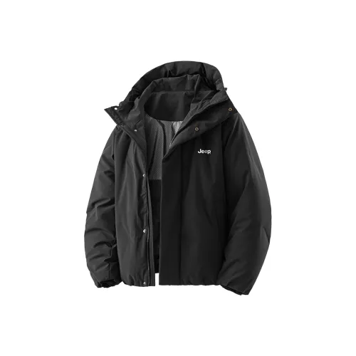 Jeep Черный Унисекс Пуховики